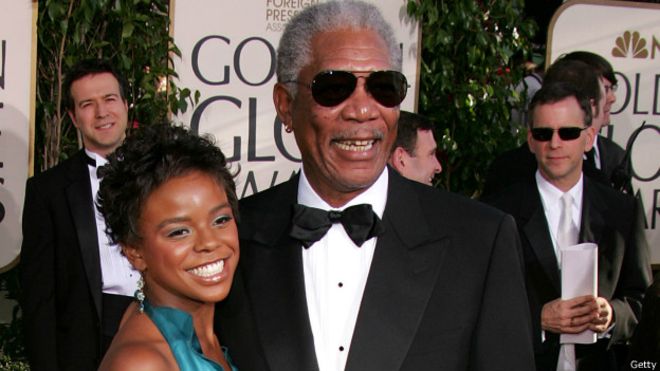 Morgan Freeman y su nieta
